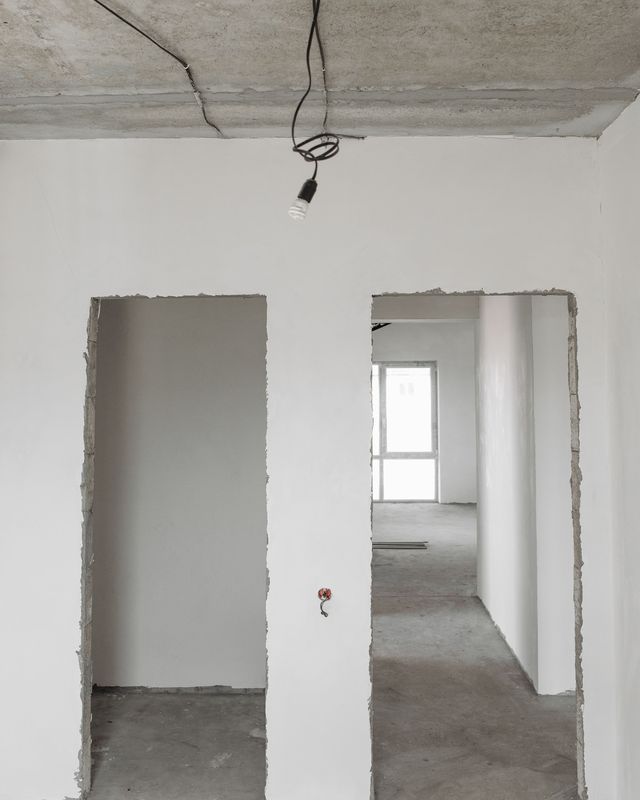 Vers bepleisterde kamer